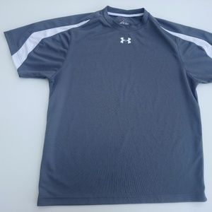 Under Armour Men's Grey Shirt Medium